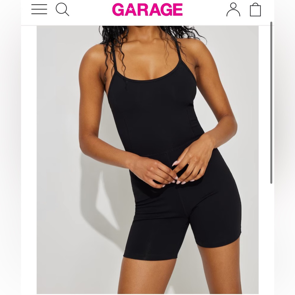 Garage - Maia Active Romper (black)